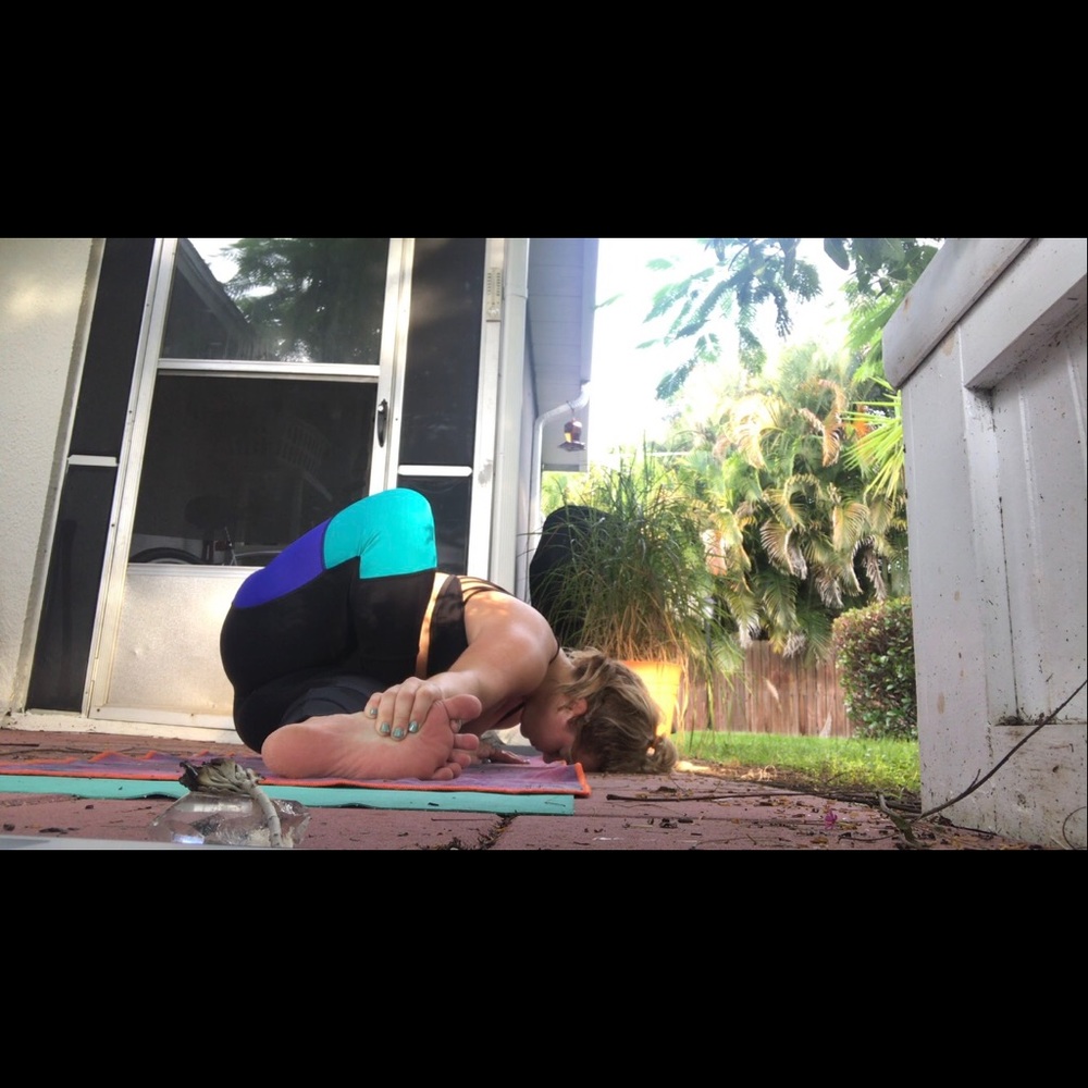 Multicolored legging with jogger cuff